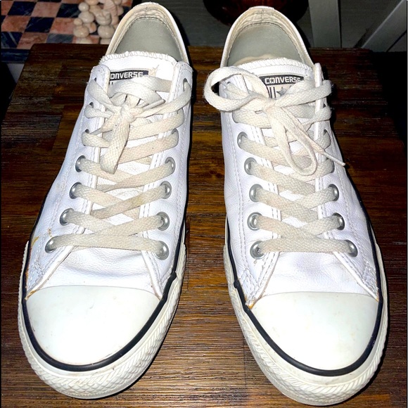 Converse Other - Converse All-Star Full White Leather Low Top